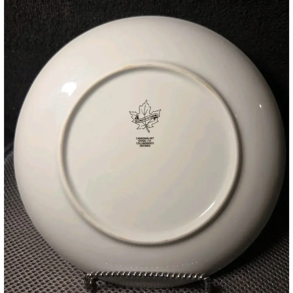 Parliament Parlement Canada Souvenir Plate 8